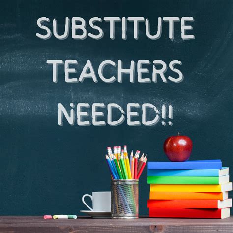 Substitute teacher .